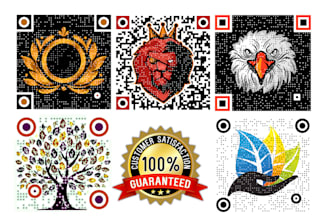 create a professional qr code with logo