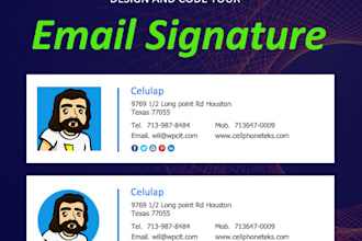 design and code your HTML email signature