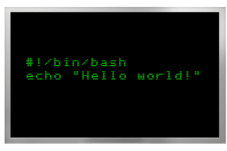 make a bash script to automate your tasks