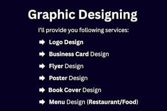 design banner, poster, menu design, graphic design work