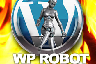 setup wordpress robo t within 24 hours on your blog and give a bonus auto bloging guide only