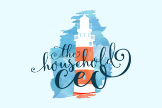 design a watercolor logo