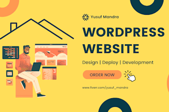 build wordpress website design and development