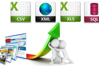 do web scraping, data mining, extraction and data collection