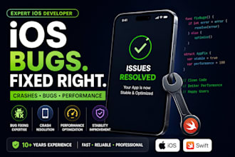 fix ios app bugs, crashes and performance issues