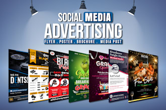 do premium business flyer design and social media  post design