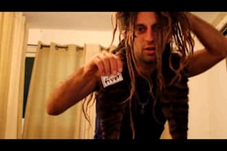find your Text inside my messy dreadlocks