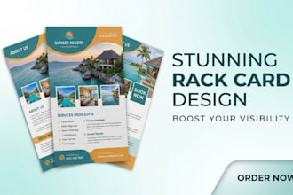 create professional rack card and postcard design