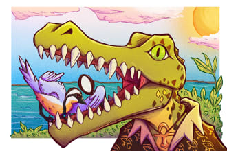 do a badass cartoon for you