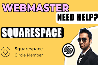 build update revamp or design squarespace membership subscription course website