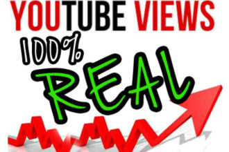 give you 1000 REAL youtube views and 25 likes with a natural pattern over a full week 140+ views a day