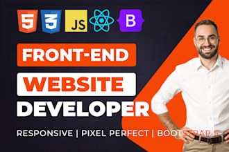 do front end development and bootstrap website