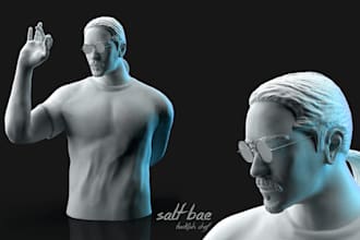any kind low poly high poly 3d modeling for you