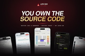 create a native android or IOS app