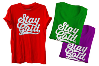 make eye catching typography and teespring Tshirt design