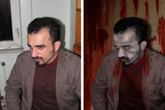 turn your photo into a most realistic zombie