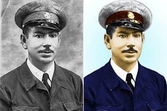 do photo restoration and manipulation
