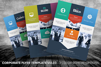 design a flyer or cover or business co operate flyer