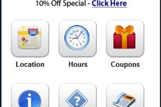 design a professional mobile website optimized for all smartphones