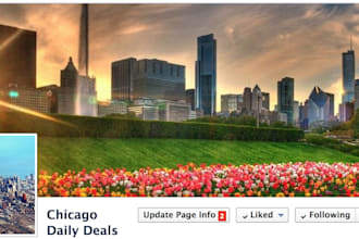 post your facebook content, to my Chicago focused 8k plus biz page