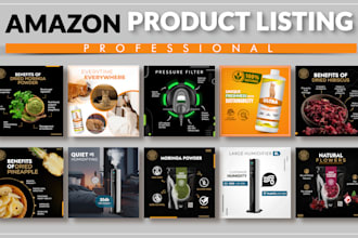 design professional amazon product listing images