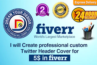 design custom twitter cover and facebook cover