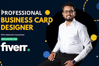 design a professional double sided business card with print ready files