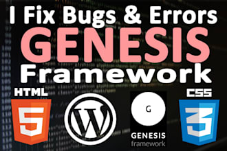 fix wordpress genesis theme problems and errors