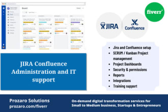 provide atlassian jira and confluence administration support