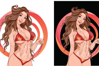 create cartoon characters and superhero for you