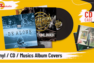 design an album cover cd or single cover dvd cover more attractive