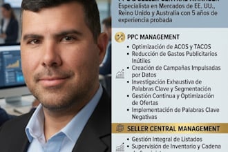 be your amazon ppc manager and amazon seller central manager