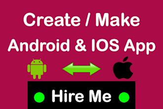 create android and IOS application within short time
