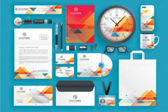create cleaning service business card, flyer, letterhead, door hanger and others
