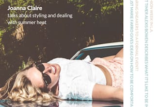 design a beautiful magazine cover