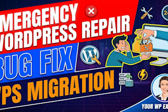 do emergency wordpress repair, bug fix, and vps migration