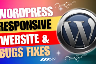 design, redesign, improve wordpress website