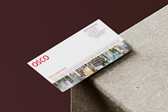design modern clean custom print ready compliment slip design