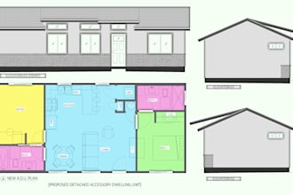 autocad 2d floor plan drafting and PDF to cad conversion