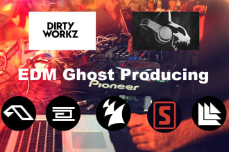 be your ghost producer for edm, hardstyle or any genre