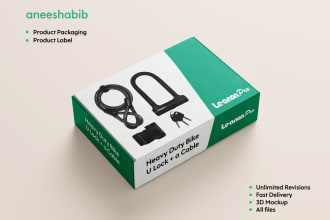 create premium packaging design, box design and label design