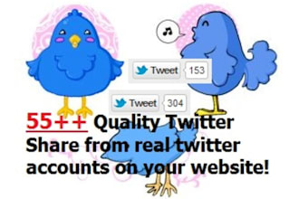 add over 55 twitter share votes on your url site to boost your search ranking from real quality users with profile pics no egg image