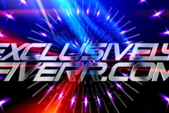 create this BROADCAST 3d Text title intro Video animation