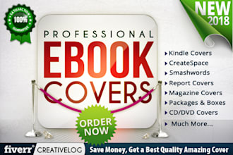 design professional ebook cover or kindle cover