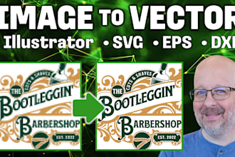 convert your logo into crisp and clean vector artwork