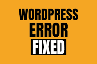 fix wordpress critical error, white screen and database errors