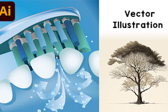 do vector illustration art works