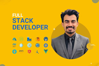 build full stack web applications by angular, react, python, django