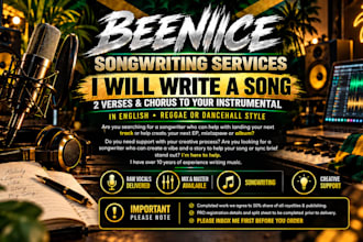 write a song for you