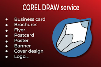 do any kind of job in corel draw
